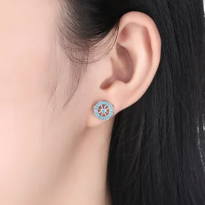 Kolczyki sztyfty Typu Pandora Kotwica - SCE030
