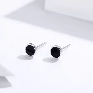Kolczyki sztyfty Typu Pandora Mały okrągły kawałek - SCE694