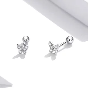 Kolczyki sztyfty Typu Pandora Motyl - SCE1116