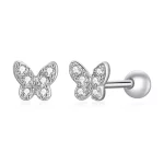 Kolczyki sztyfty Typu Pandora Motyl - SCE1116