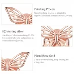 Kolczyki sztyfty Typu Pandora Motyl - SCE452-C