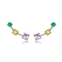 Kolczyki sztyfty Typu Pandora Neon - SCE495