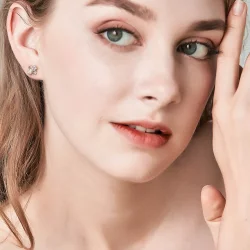 Kolczyki sztyfty Typu Pandora Niekończąca się miłość - SCE455