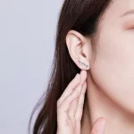 Kolczyki sztyfty Typu Pandora Pióro - SCE610