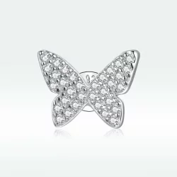 Kolczyki sztyfty Typu Pandora Pojedynczy motyl - SCE1068