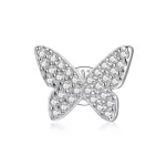 Kolczyki sztyfty Typu Pandora Pojedynczy motyl - SCE1068