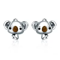 Kolczyki sztyfty Typu Pandora Słodka koala - SCE381