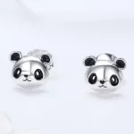 Kolczyki sztyfty Typu Pandora Słodka panda - SCE386