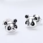 Kolczyki sztyfty Typu Pandora Słodka panda - SCE386