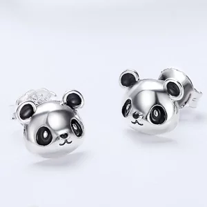 Kolczyki sztyfty Typu Pandora Słodka panda - SCE386