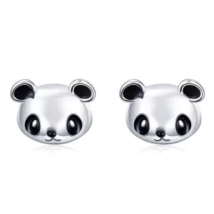 Kolczyki sztyfty Typu Pandora Słodka panda - SCE386