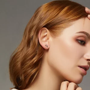 Kolczyki sztyfty Typu Pandora Wiosenna jaskółka - BSE302