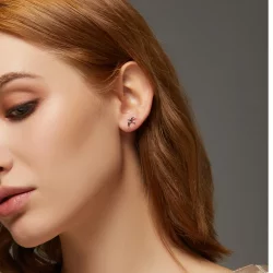 Kolczyki sztyfty Typu Pandora Wiosenna jaskółka - BSE302