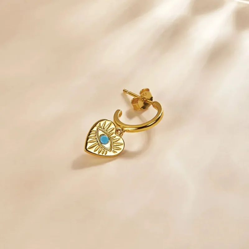 (zdjęcie do) Kolczyk wiszący Typu Pandora Tajemnicza Hiszpania - Lucky Heart - SCE1141 - Wyświetl 2