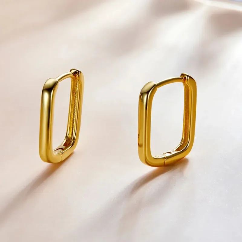(zdjęcie do) Kolczyki koła Typu Pandora Francuski - BSE478-B - Wyświetl 2