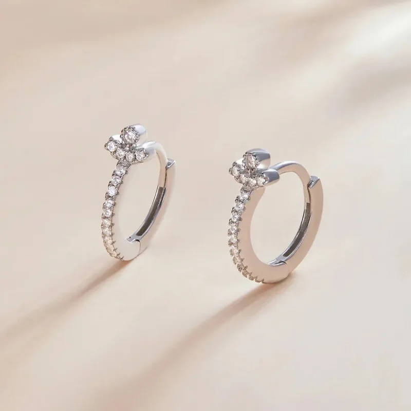 (zdjęcie do) Kolczyki koła Typu Pandora Moda miejska - SCE1186-A - Wyświetl 3