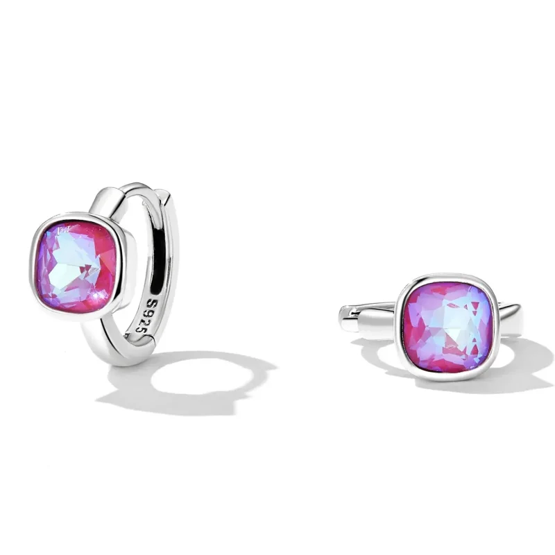 (zdjęcie do) Kolczyki koła Typu Pandora Mokka Fluorescencyjny - SCE1412 - Wyświetl 2
