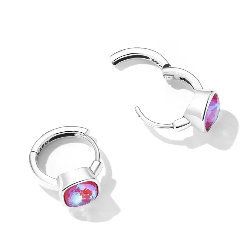 (zdjęcie do) Kolczyki koła Typu Pandora Mokka Fluorescencyjny - SCE1412 - Wyświetl 3