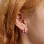 Kolczyki koła Typu Pandora Prosta miłość - SCE1394