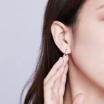 Kolczyki koła Typu Pandora Słodki kociak - BSE171
