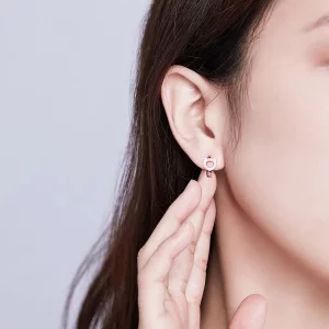 Kolczyki koła Typu Pandora Słodki kociak - BSE171