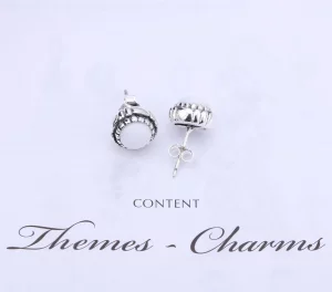 April Birthstone Stud Earrings - Pandora PL