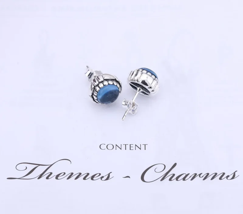 (zdjęcie do) December Birthstone Stud Earrings - Pandora PL - Wyświetl 2