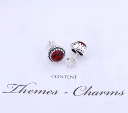 January Birthstone Stud Earrings - Pandora PL
