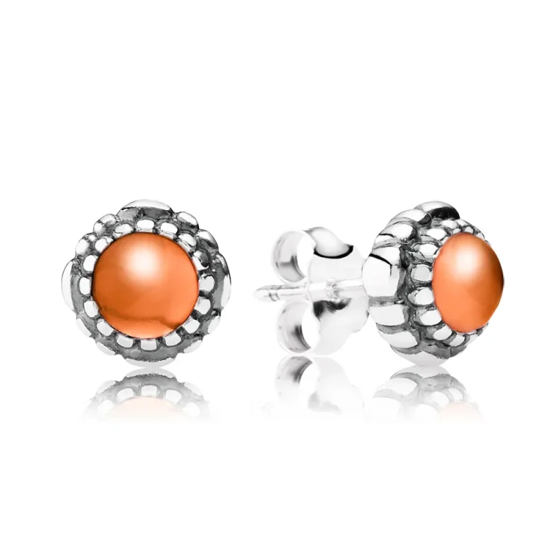 (zdjęcie do) July Birthstone Stud Earrings - Pandora PL