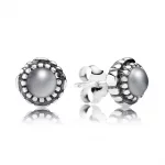 June Birthstone Stud Earrings - Pandora PL