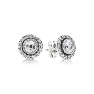 Statement Pink Sparkling Stud Earrings - Pandora PL (zdjęcie do) Statement Pink Sparkling Stud Earrings - Pandora PL
