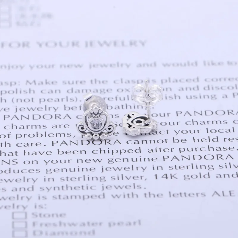 (zdjęcie do) Tiara Stud Earrings - Pandora PL - Wyświetl 2