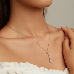 Naszyjnik Typu Pandora Kropla wody z gwiazdą - BSN259