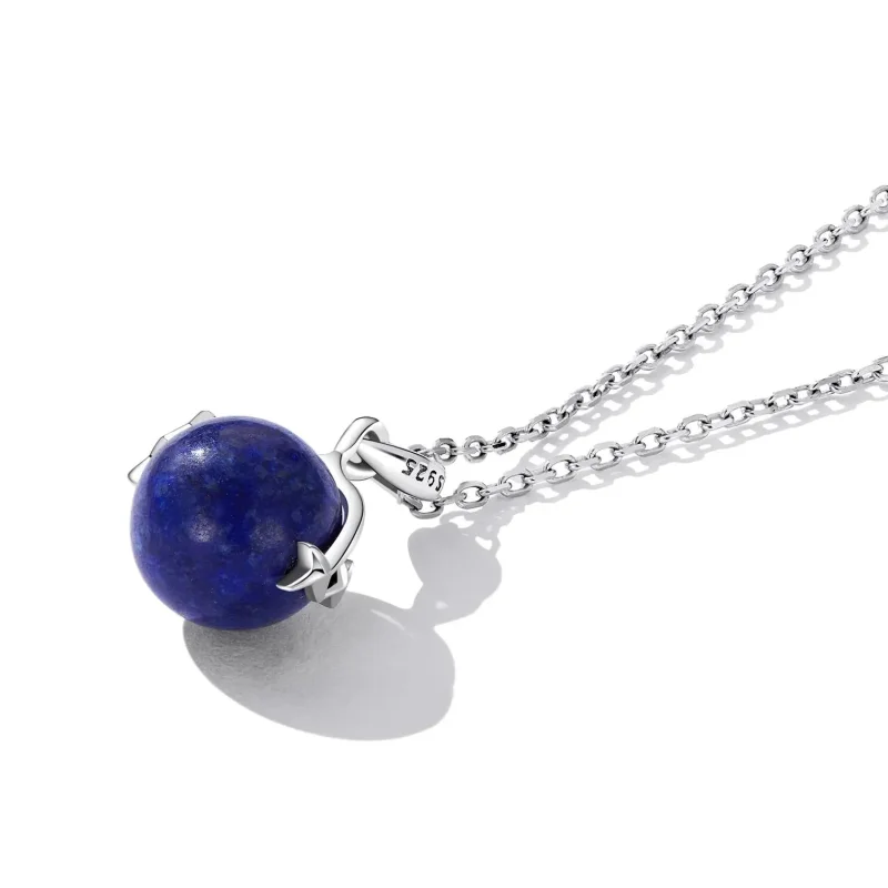 (zdjęcie do) Naszyjnik Typu Pandora Lapis Lazuli Meteor - SCN480 - Wyświetl 4