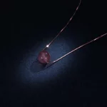Naszyjnik Typu Pandora Naturalny Kryształ Truskawki - BSN096