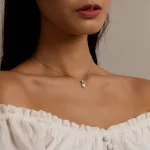 Naszyjnik Typu Pandora opalowa miłość - BSN243