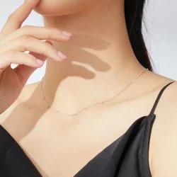 Naszyjnik Typu Pandora Podstawowy łańcuch małych piłek - SCN391