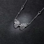 Naszyjnik Typu Pandora retro motyl - BSN235