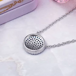 Naszyjnik Typu Pandora z Niebieskie kółko - SCN099