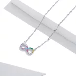 Naszyjnik Typu Pandora z Symbol nieskończoności - SCN402