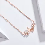Naszyjnik Typu Pandora z Tańczący motyl - BSN053