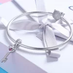 Zawieszka Typu Pandora Klucz do szczęścia - SCC791