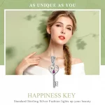 Zawieszka Typu Pandora Klucz do szczęścia - SCC791
