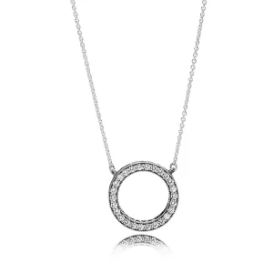 Naszyjnik Pandora z Kierki - 590514cz-45 (zdjęcie do) Naszyjnik Pandora z Kierki - 590514cz-45