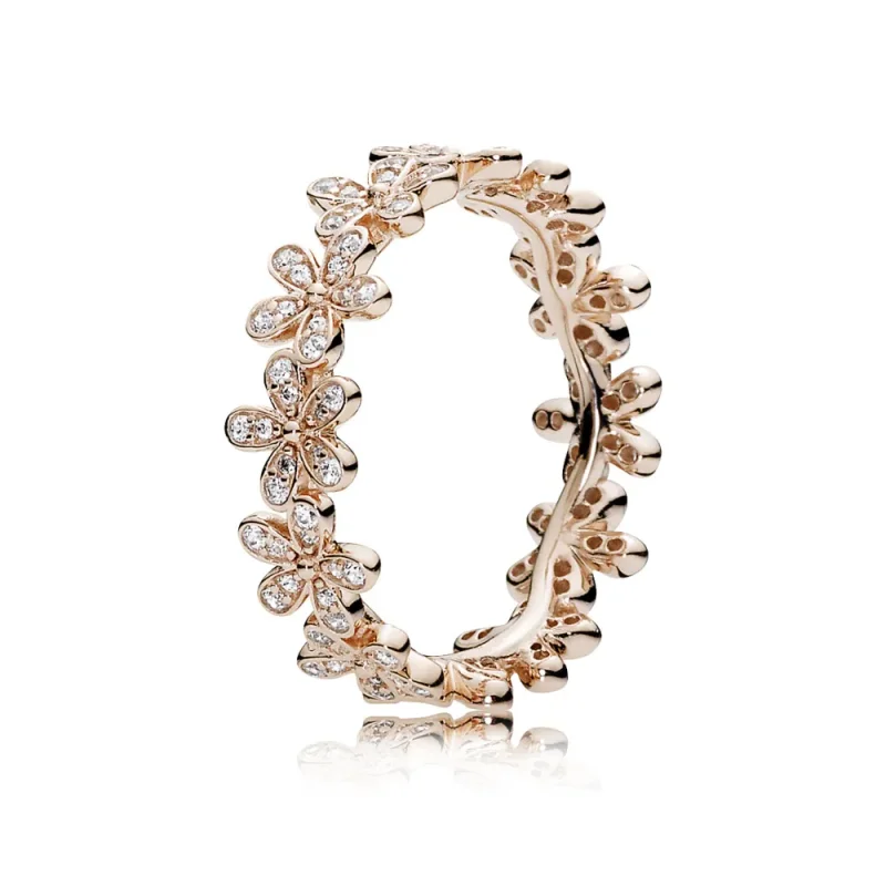 (zdjęcie do) Jaskrawym Stokrotki Band Rose Ring - Pandora PL