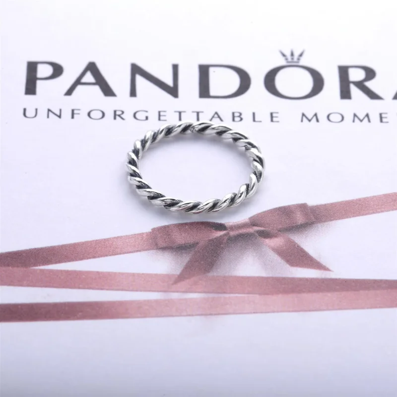 (zdjęcie do) Twisted Stacking Ring - Pandora PL - Wyświetl 2