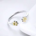 Otwarte pierścienie Typu Pandora Łapa kota - SCR430