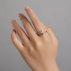 Otwarte pierścienie Typu Pandora Ciernista Róża - BSR196