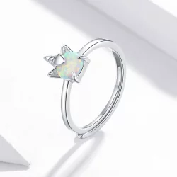 Otwarte pierścienie Typu Pandora Fantasy Unicorn - SCR684