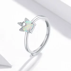 Otwarte pierścienie Typu Pandora Fantasy Unicorn - SCR684